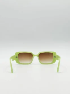 Sunglasses*SVNX Oversized Rectangle Sunglasses in Green