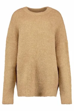 Oversized Jumpers*boohoo Oversized Rib Knit Boyfriend Jumper sand