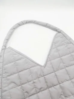 Shoulder Bags*SVNX Oversized soft quilted shoulder bag Lilac