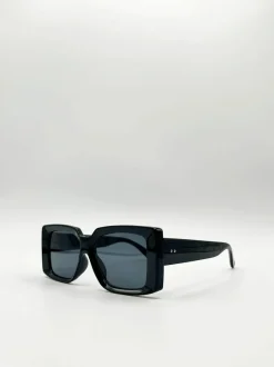 Sunglasses*SVNX Oversized Square Frame in Black