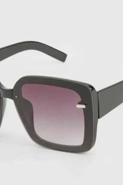 Sunglasses*boohoo Oversized Square Sunglasses black