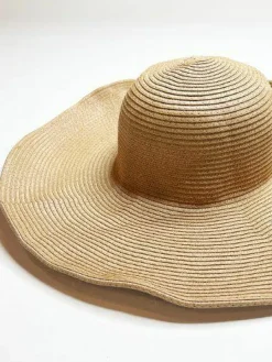 Hats & Gloves|Hats & Gloves*SVNX Oversized Straw Summer Hat Light Sand