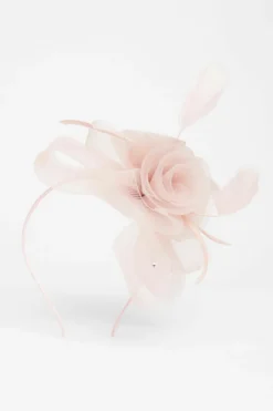 Hair Accessories*Quiz Flower Headband Fascinator Pale Pink