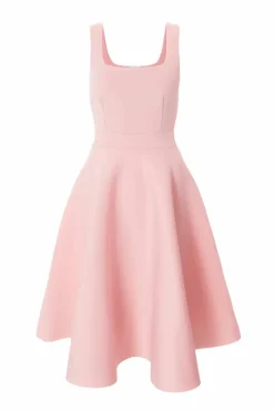 A Line Dresses|Midi Dresses*Quiz Petite A-Line Midi Dress Pale Pink