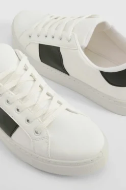 Trainers*boohoo Panel Detail Trainers black