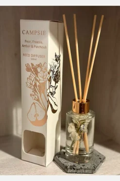 Candles & Diffusers|Candles*CAMPSIE Candles ‘Pear & Freesia’ Reed Diffuser White