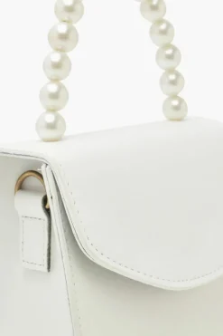 Handbags*boohoo Pearl Handle Grab Bag white