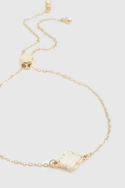 Bracelets*boohoo Single Clover Bracelet pearl