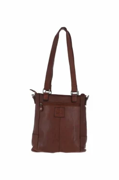 Shoulder Bags|Handbags*Ashwood Leather Perfezione' Vintage Woven Leather Shoulder Bag Light Brown