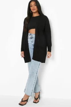 Cardigans|Jumpers & Cardigans*boohoo Petite Edge To Edge Cardigan black