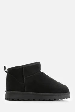 All Boots|Boots*Where's That From Pine' Faux Fur Lining Ankle Boots Black