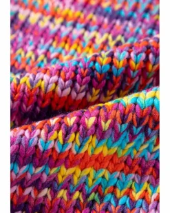 Cardigans*Azura Exchange Confetti Drop Shoulder Open Front Cardigan Pink