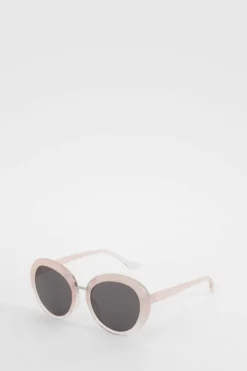 Sunglasses*boohoo Marble Round Shape Sunglasses pink