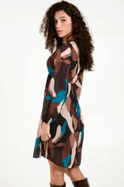 Wrap Dresses*Blue Vanilla Pleated Wrap Dress Multi