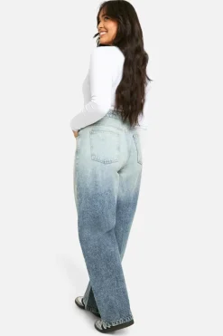 Up To 80% Off Winter Warmers|Denim*boohoo Plus Basics Ripped Knee Boyfriend Jeans grey blue