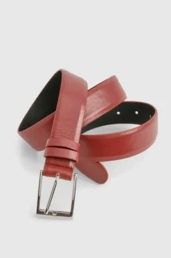 Belts*boohoo Plus Cherry Red Chunky Buckle Waist Belt burgundy