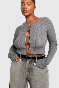 Belts*boohoo Plus Leather Double Ring Waist Belt black