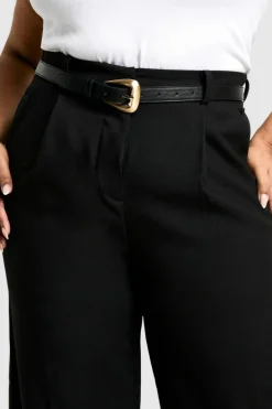 Belts*boohoo PLUS SKINNY WAIST BELT black