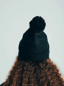 Hats & Gloves|Hats & Gloves*SVNX Pom Pom Knitted Beanie Black