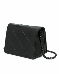 Cross-Body Bags*Chanel Preloved 19 Bag Lambskin Leather Crossbody Black