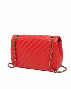 Cross-Body Bags*Chanel Preloved 19 Bag Caviar Leather Crossbody Bag Red