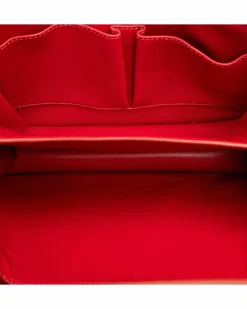 Cross-Body Bags*Celine Preloved 16 Crossbody Bag in Red