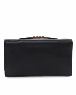 Clutch Bags*Dior Preloved ama Leather Clutch with Embroidered Stars and Aries Black