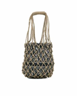 Tote Bags*Dior Preloved Book Tote Bag in Beige Canvas with Net Design Brown
