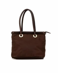 Tote Bags*Celine Preloved Cabas Phantom Tote Bag in Brown
