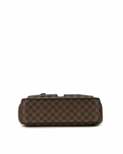 Tote Bags*Louis Vuitton Preloved Cabas Piano Damier Ebene Canvas Tote Bag Brown