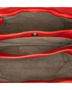 Tote Bags*Bottega Veneta Preloved Cabat Intrecciato Woven Leather Tote Bag - Red