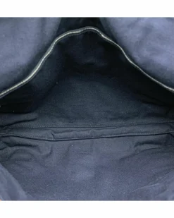 Shoulder Bags*Hermes Preloved Canvas Shoulder Bag with Adjustable Strap and Multiple Blue