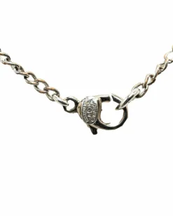 Necklaces*Chanel Preloved CC Chain Necklace in Silver