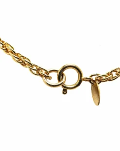 Necklaces*Chanel Preloved CC Pendant Necklace in Gold