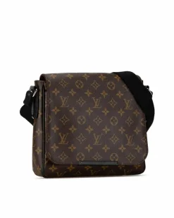 Cross-Body Bags*Louis Vuitton Preloved Christopher PM Monogram Canvas Crossbody Bag Brown