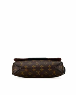 Cross-Body Bags*Louis Vuitton Preloved Christopher PM Monogram Canvas Crossbody Bag Brown