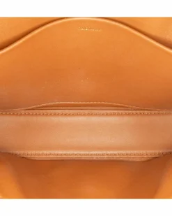 Shoulder Bags*Celine Preloved Coated Canvas Shoulder Bag with Adjustable Strap and Brown