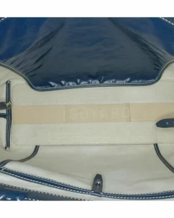 Tote Bags*Goyard Preloved Coated Canvas Tote with Leather Trim and Interior Slip Pocket Blue