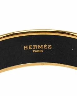 Bracelets*Hermes Preloved Collier de Chien Enamel Bracelet - Blue