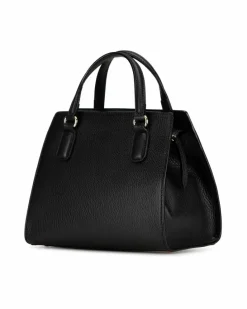 Shoulder Bags|Tote Bags*Gucci Preloved Convertible Leather Top Handle Tote with Detachable Shoulder Black