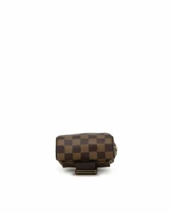 Cross-Body Bags*Louis Vuitton Preloved Damier Ebene Canvas Crossbody Bag with Adjustable Strap and Brown