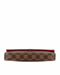 Cross-Body Bags*Louis Vuitton Preloved Damier Ebene Pochette Felicie Crossbody Bag with Detachable Brown