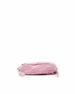 Cross-Body Bags*Balenciaga Preloved Denim Motocross Monogram Le Cagole Crossbody Bag Pink