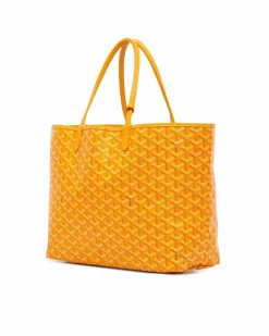 Tote Bags*Goyard Preloved Elegant Coated Canvas Tote with Removable Pouch Yellow