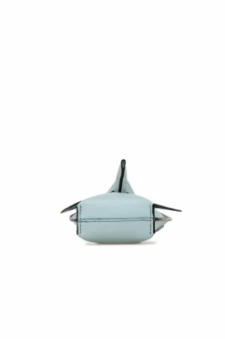Cross-Body Bags*LOEWE Preloved Elephant Pocket Leather Crossbody Bag with Magnetic Closure Blue