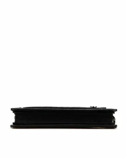 Clutch Bags*Fendi Preloved Eye Clutch - Leather Authentic Eye Clutch - Black