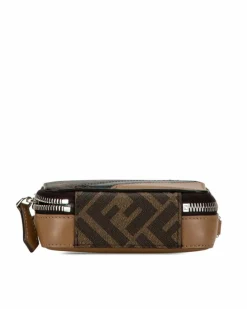 Cross-Body Bags*Fendi Preloved FF Motif Crossbody Bag Brown