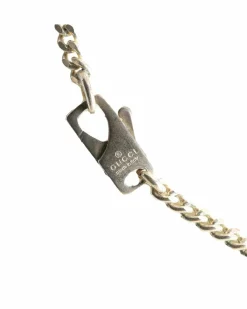 Necklaces*Gucci Preloved GG Logo Chain Necklace in Gold Silver