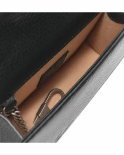 Cross-Body Bags*Gucci Preloved GG Marmont Mini Chain Bag Leather Crossbody Black