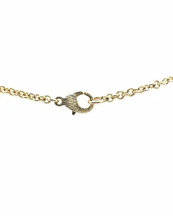 Necklaces*Gucci Preloved Plated Faux Pearl Drop Pendant Necklace Gold